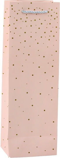 Lean Toys Paper Bag for Gift Gold 35x9x12cm.