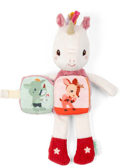 Lilliputiens Activity Book Unicorn glows in the dark made of Fabric with Sounds for 6++ Months