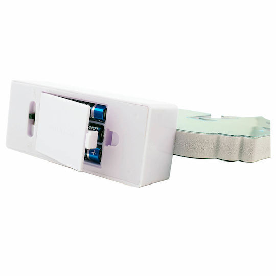 cu lumină LED Decorațiune de Crăciun Plastic Braduleț 20cm. Baterie Verde