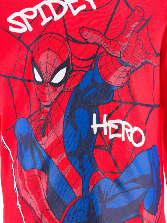 Superheroes Kids Nightwear Red Spiderman Spidey Hero