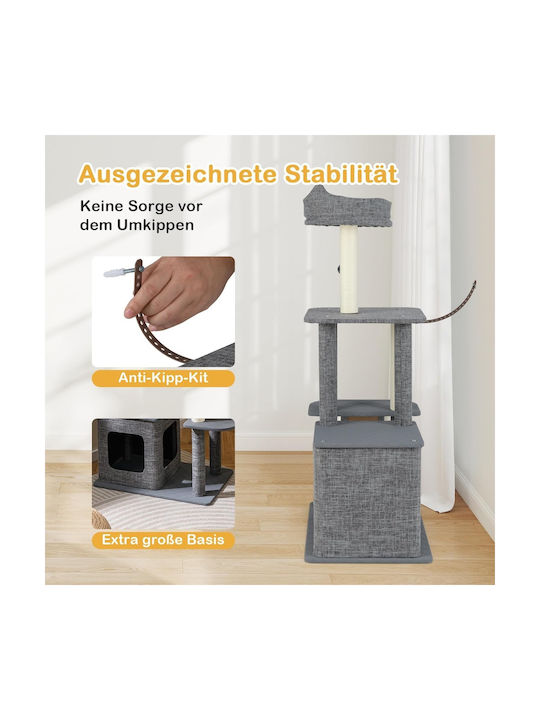 Costway Scratching Post Cat Trees Gray