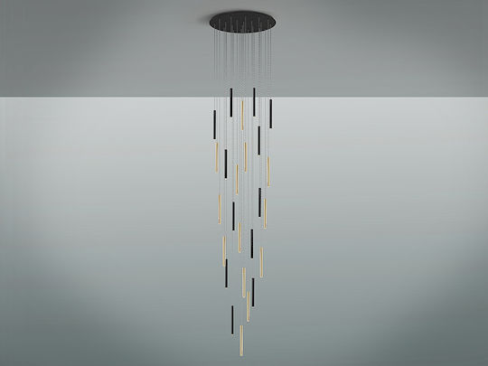 Varas Pendant Light Gold 90cm