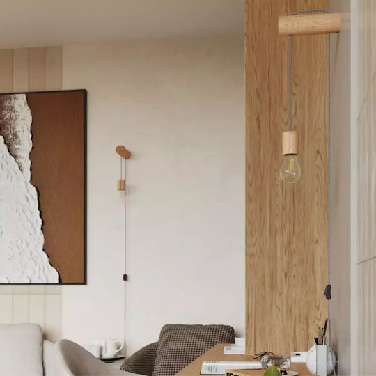 Sollux Classic Lamp Wall with Socket E27 and Switch White