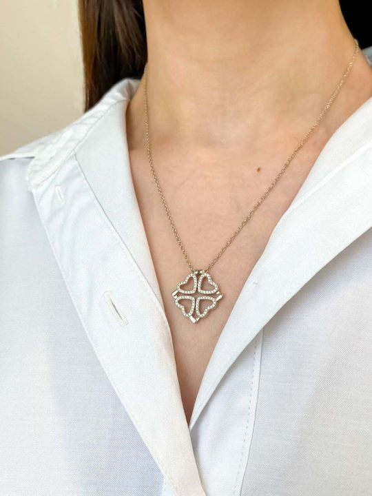 Sorelly Necklace with design Heart from Silver