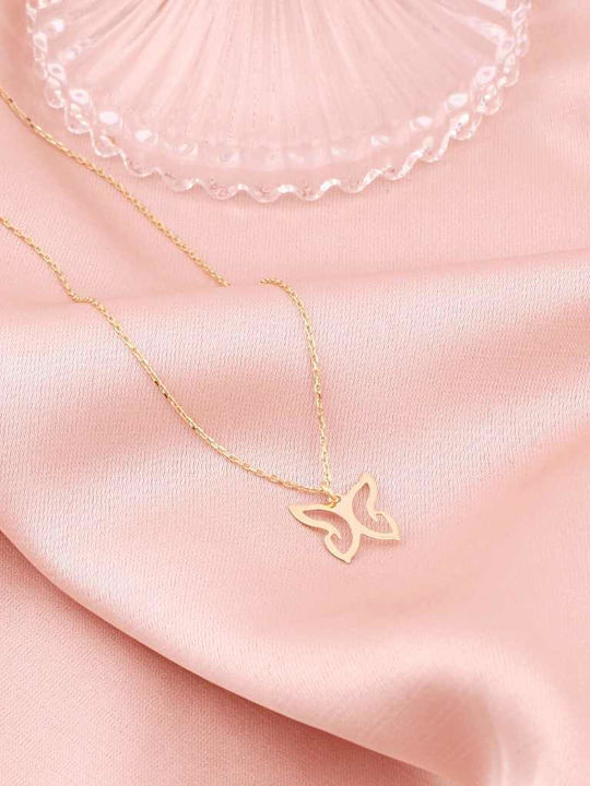 Sorelly Charm mit Design Schmetterling aus Gold 14K