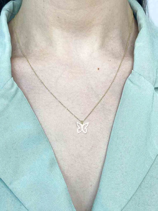 Sorelly Charm mit Design Schmetterling aus Gold 14K