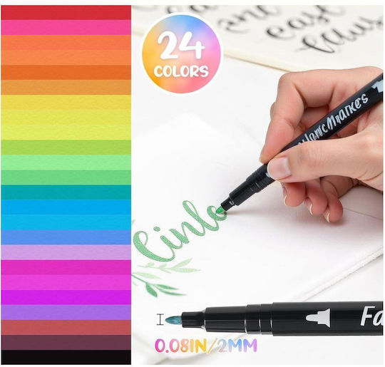 Fabric Markers Set 24 Pieces