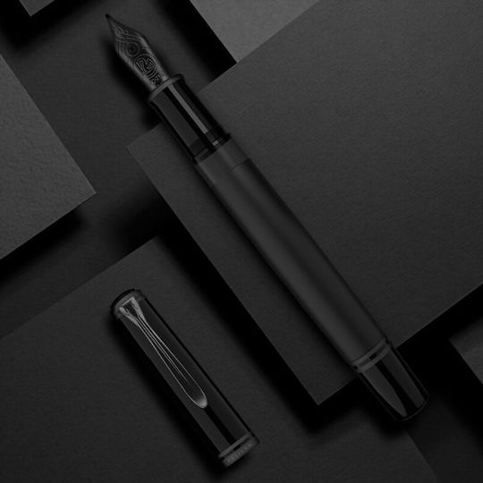 Pelikan Souveran M805 Πένα Γραφής Μαύρη με Μαύρο Μελάνι
