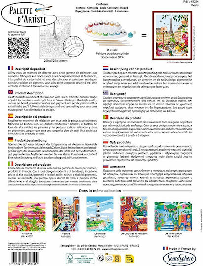 Sentosphere Palette D'artiste Paint By Numbers Paris 028-45214