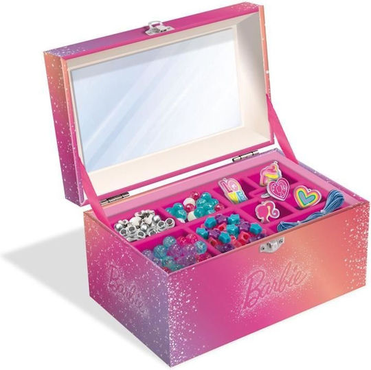 Lisciani Giochi Beads with Barbie jewelry box, We Dream Together for Children 5+ years Years