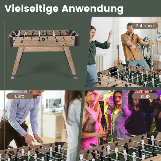 Costway Wooden Football Standing Table L117xW67.5xH84.5cm