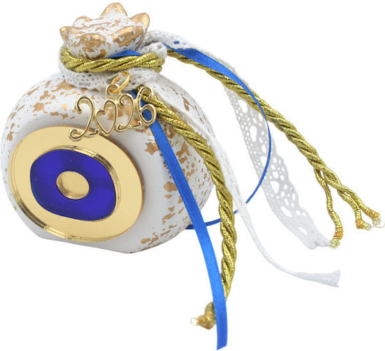 Makwedding Suspendata Amulet Rodie Alb Ceramic 2026 1buc