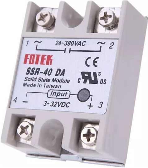 Ssr-40da Fotek 40a Output Ac24-380v Solid State Relay
