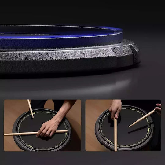 Donner EC-6678 Practice Pad Practice Surface Set Base Case Drumsticks Accessories