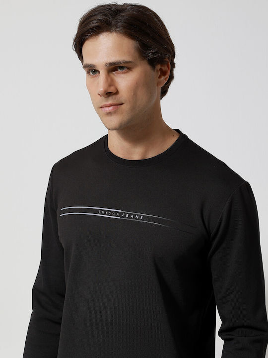 Langarmbluse Black