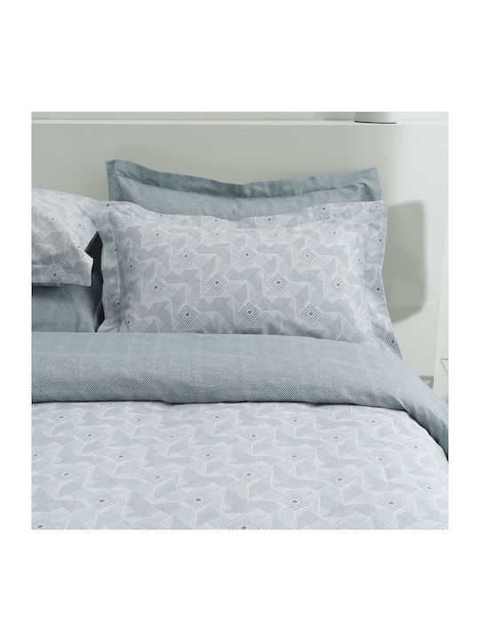 Vesta Home Sheet Sets King Size 280x270cm. Geneva Bay Leaf Mint 4pcs