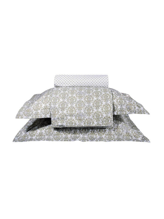 Greenwich Polo Club Sheet Sets King Size 260x280cm. Essential 2368 Essential 2368 Olive Green 4pcs