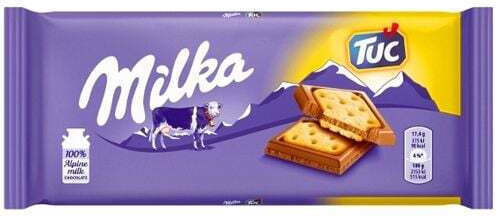 Milka Σοκολάτα με Crackers 87gr