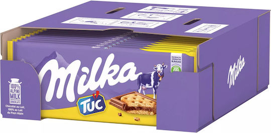 Milka Σοκολάτα με Crackers 87gr