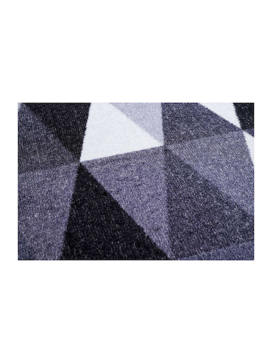 Sdim Kitchen Mat Runner with Anti-slip Underlay Silver 67x150εκ.