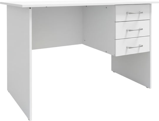 Desk Oliver Wooden Leuko 120x55x75cm