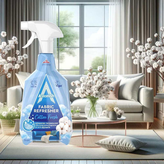 Astonish Spray Parfumat cu Aromă spray cu parfum de bumbac proaspăt 53567 750ml