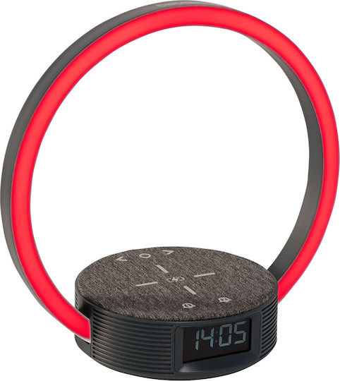 Beurer WL 65 Tabletop Digital Clock with Wireless Charging Black