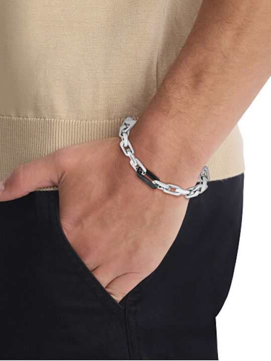 Calvin Klein Men's Chain Bracelet Made of Stainless Steel 20cm
