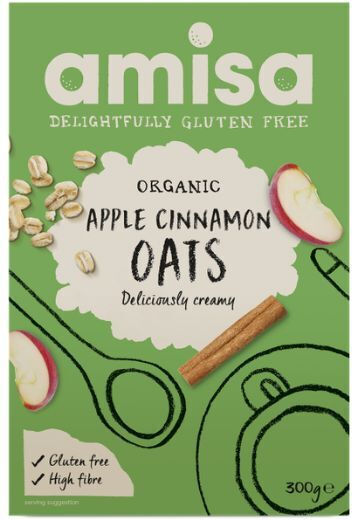 Bio Glutenfreie Haferflocken Apfel Zimt