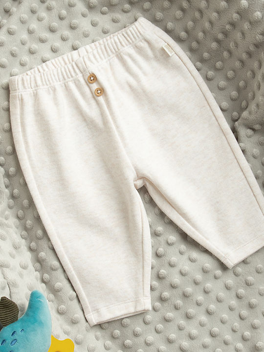 Kids' Set with Pants Winter 2pcs Beige
