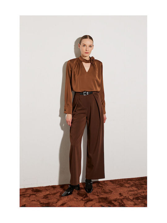 Women's Blouse Brown