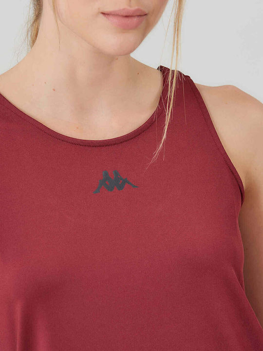 Gattam Women's Athletic Blouse Sleeveless Bordeaux