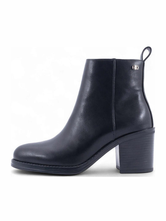 Women's Ankle Boots with Medium Heel Black
