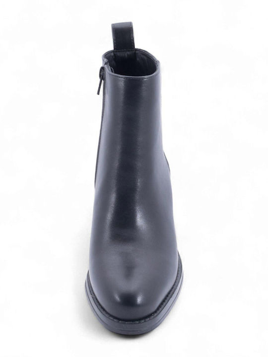 Women's Ankle Boots with Medium Heel Black