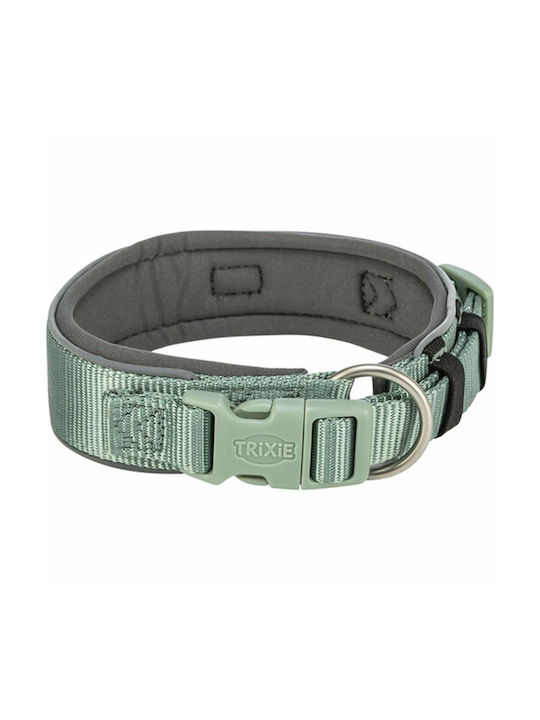 Trixie Premium Κολάρο Σκύλου σε Πράσινο χρώμα Small / Medium 35mm x 33 - 42cm