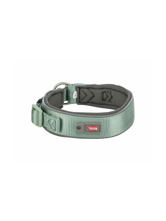 Trixie Premium Κολάρο Σκύλου σε Πράσινο χρώμα Small / Medium 35mm x 33 - 42cm