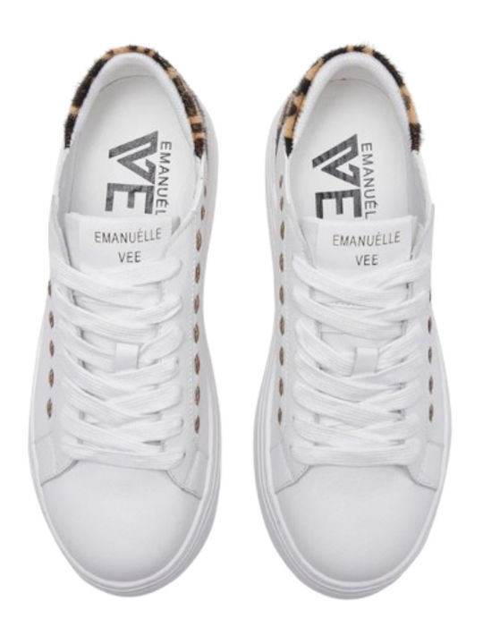 Damen Sneakers White / Animalier