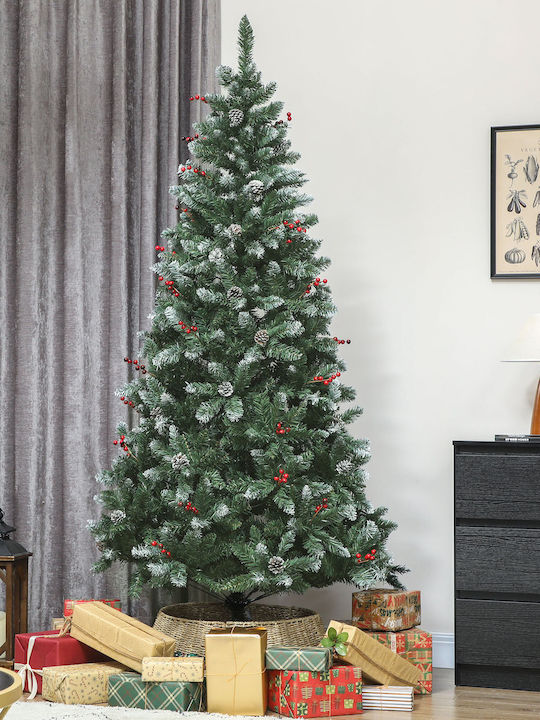 Weihnachtsbaum Beschneit 210cm mit 928 Zweige