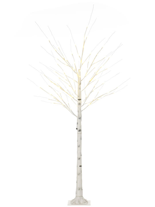 Christmas Tree 180cm with 12 Branches and with LED Lighting White