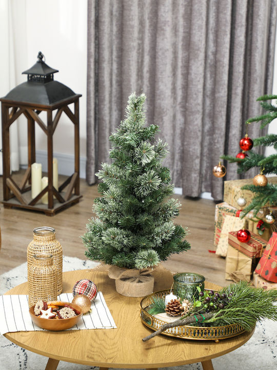 Weihnachtsbaum 60cm mit LED-Beleuchtung Weiß