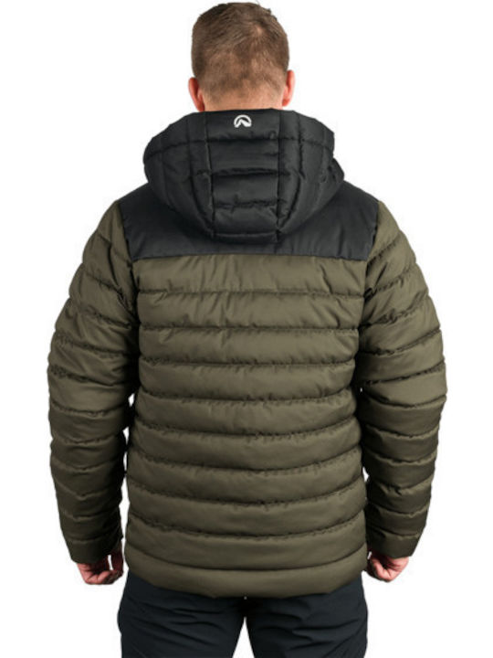 Winter Jacket Black Dark Green