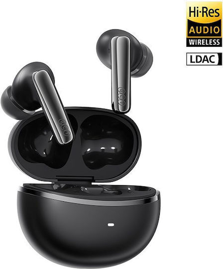 QCY Melobuds N70 Bluetooth Handsfree Ακουστικά με Αντοχή στον Ιδρώτα και Θήκη Φόρτισης Μαύρα