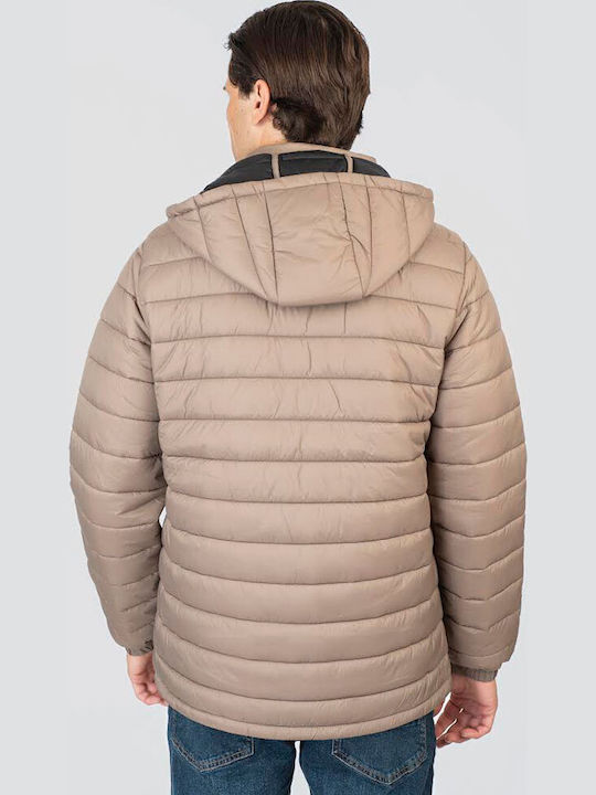 Geacă Puffer Maro