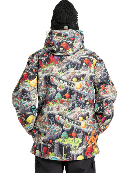 Snow Basis Print Jacket Black