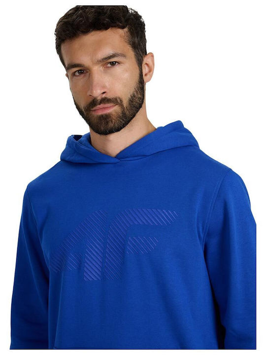 Sweatshirt with Hood Blue
