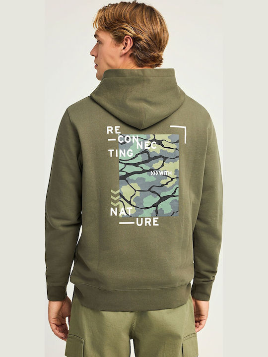 Sweatshirt with Hood Green
