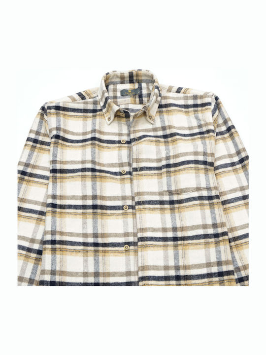 Herrenhemden Langärmeliges Overshirt Camel