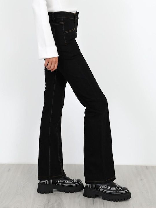 Damenjeans in Gerader Linie Black