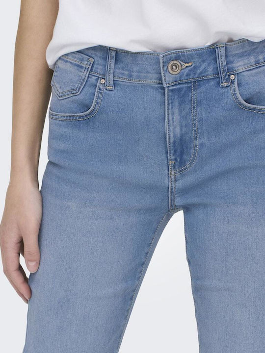Women's Jean Trousers Flared Light Blue - Blue