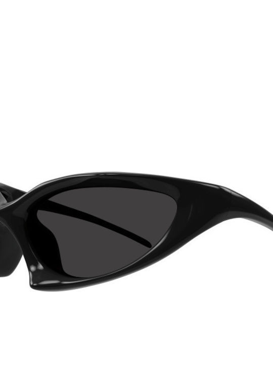 Balenciaga Lentilă Normală Unisex Ochelari de soare cu Negru Cadru și Negru Lentilă